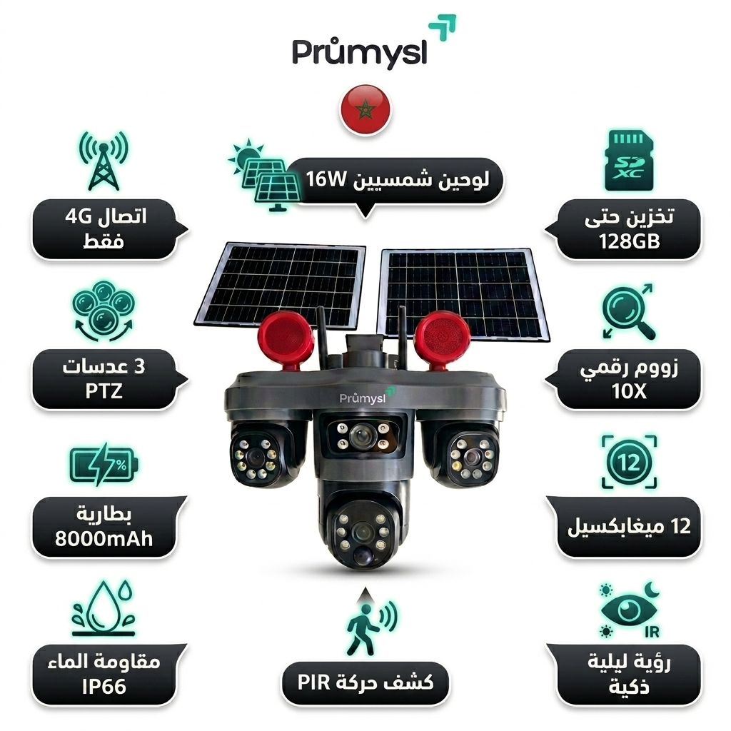 كاميرا Guard Corps الشمسية 4G — Prumysl